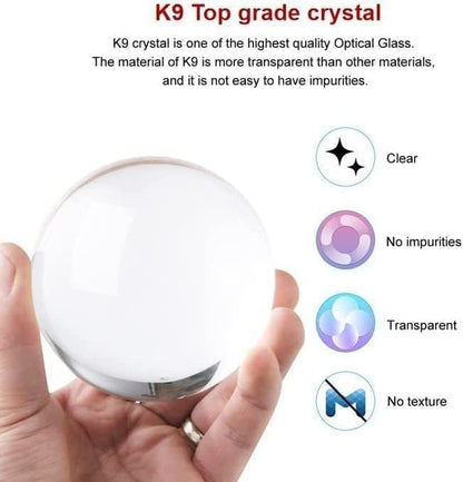 CPENSUS 3D Galaxy Crystal Ball Night Lamp,Solar System, USB Table Colorful LED (Dolphin with Moon)