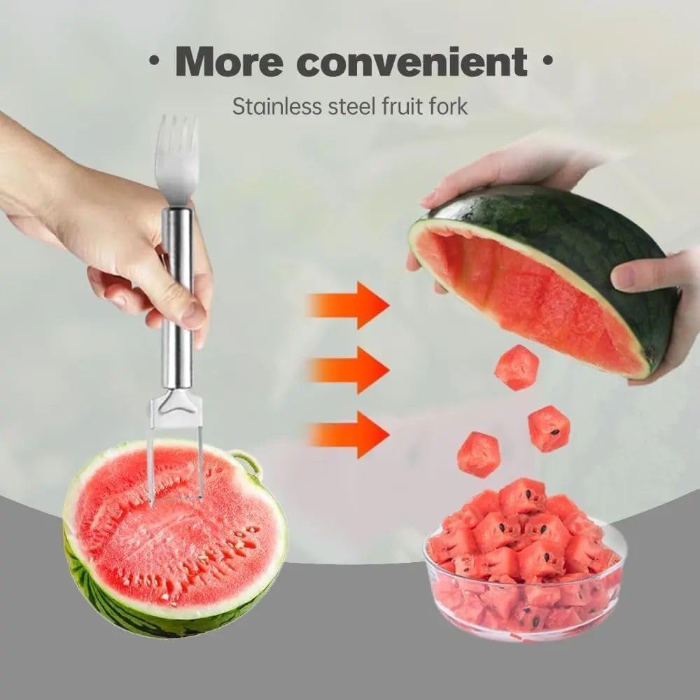 2-in-1 Stainless Steel Fruit Cutter