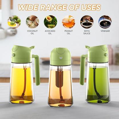 Oil Spray Bottle For Cooking, 2 In 1