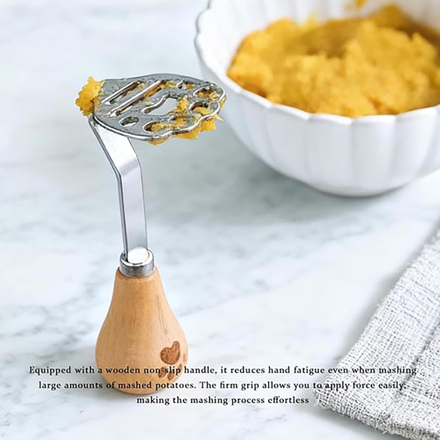 Stainless Steel Mini Pestle, Small Potato Masher