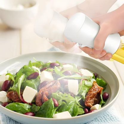 Glass Olive Oil Spray Bottle - Versatile Kitchen Gadgets for Air Fryer, Salad Making, Baking, and Frying - Canola Oil Spritzer Mister (200 ML)