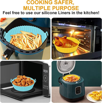 Air Fryer Silicone Reusable Baking Trays