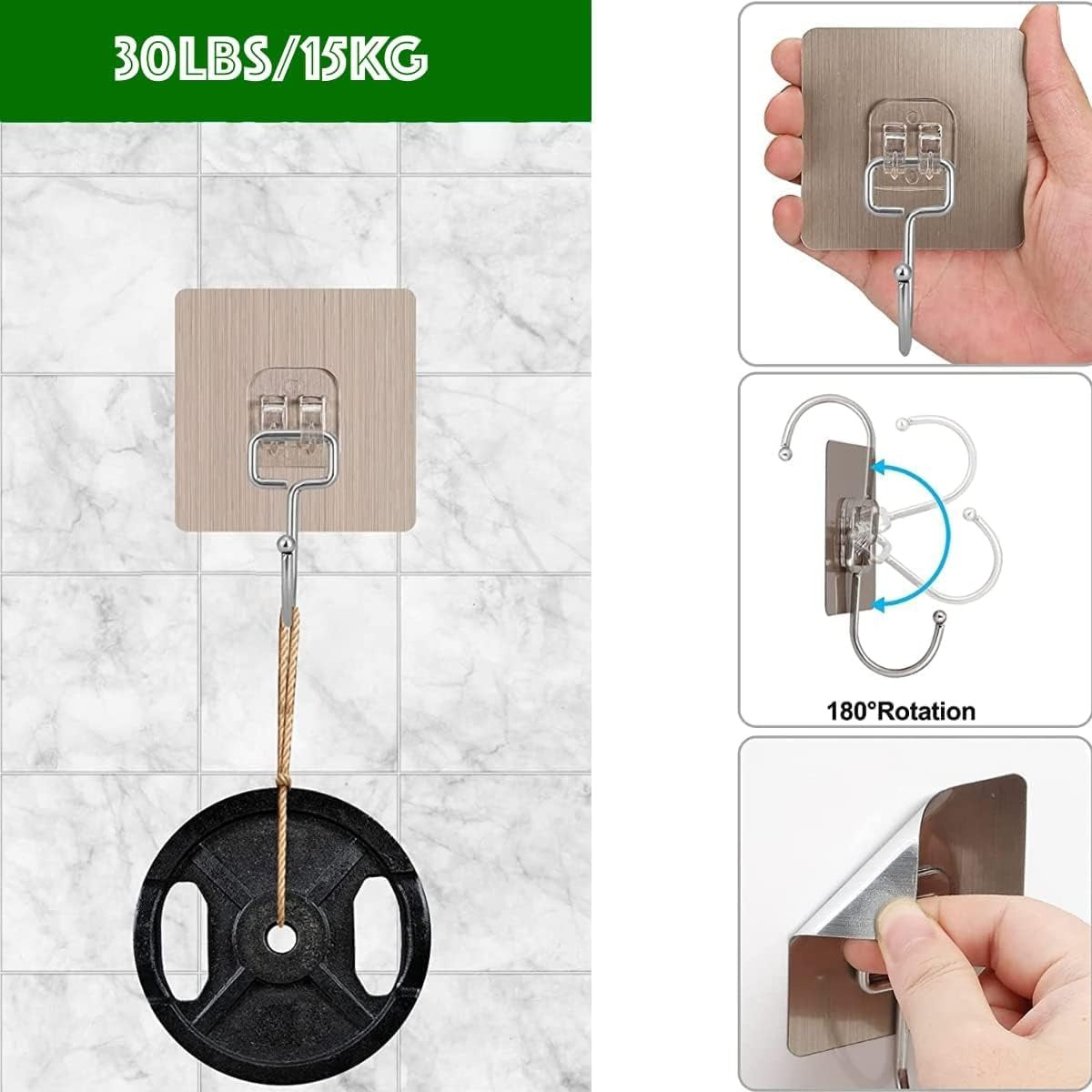 Golden Large Hooks For Hanging