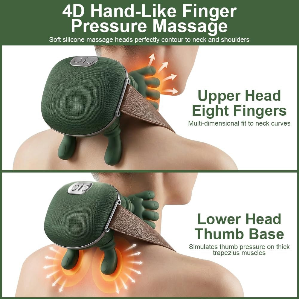 Neck & Shoulder Massager with Heating | Deep Tissue Pain Relief